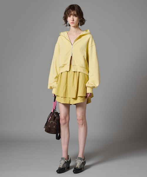 NON TOKYO(ノントーキョー)の「NYLON HOOD ZIP-UP PARKER(パーカー・レディース・イエロー/ネイビー/グレー・2/1)」の12枚目の写真
