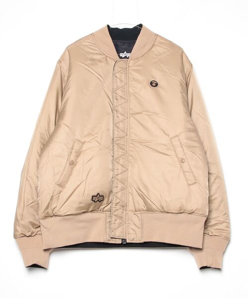 AAPE NOW × ALPHA INDUSTRIES MA-1 BOMBER JACKET | AAPE.JP