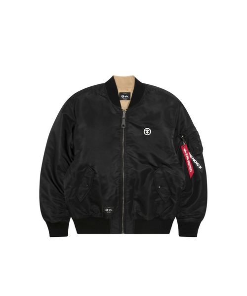 AAPE NOW × ALPHA INDUSTRIES MA-1 BOMBER JACKET | AAPE.JP