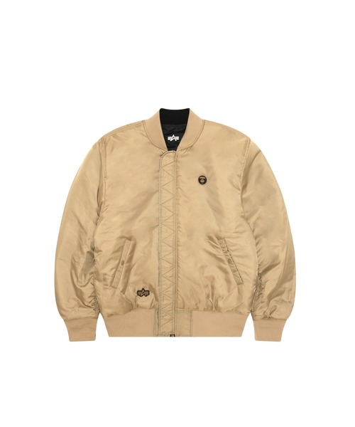 AAPE NOW × ALPHA INDUSTRIES MA-1 BOMBER JACKET | AAPE.JP