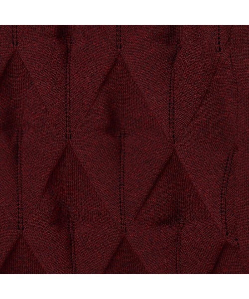 セール】【VIVA HEART/GOLF】3Dアーガイル柄 ニットプルオーバー