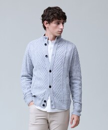 J.PRESS（ジェイプレス）の「ウール×カシミヤの上質素材【Cash Lamb's Wool】ハイネックケーブル カーディガン_25年モデル（カーディガン/ボレロ）」