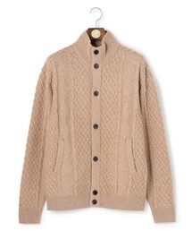 J.PRESS（ジェイプレス）の「ウール×カシミヤの上質素材【Cash Lamb's Wool】ハイネックケーブル カーディガン_25年モデル（カーディガン/ボレロ）」