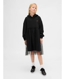 GAP（ギャップ）の「オーバーサイズ ミックスメディア パーカーワンピース（ワンピース）」