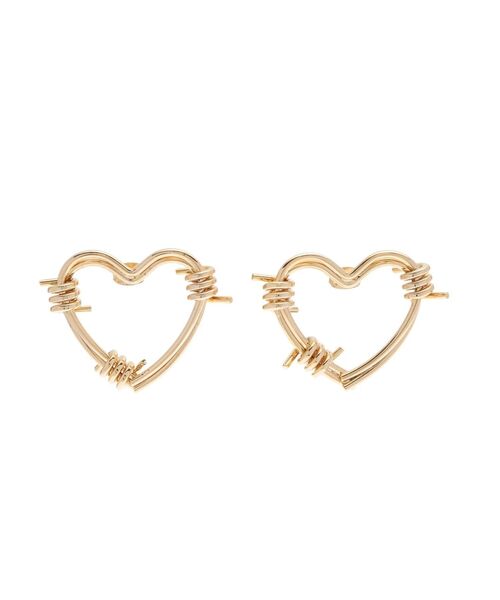 EVRIS（エヴリス）の「HEART MOTIF HOOP ピアス（ピアス（両耳用）・レディース・シルバー/ゴールド・FREE）」の8枚目の写真