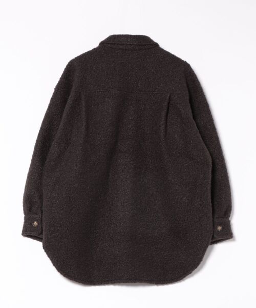 coca（coca）（コカ）の「プードルボアジャケット（ブルゾン・レディース・ホワイト/ブラウン・S/M/L）」の9枚目の写真