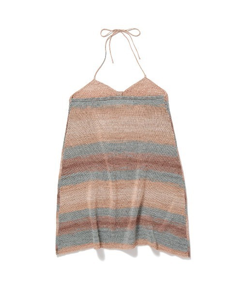 PERVERZE(パーバーズ)の「Multi-colored Knit Dress(Tシャツ/カットソー・レディース・グレー/ベージュ・FREE)」の4枚目の写真