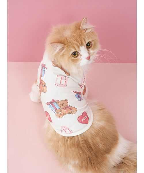 gelato pique（ジェラートピケ）の「【CAT&DOG】【販路限定商品】ベビ