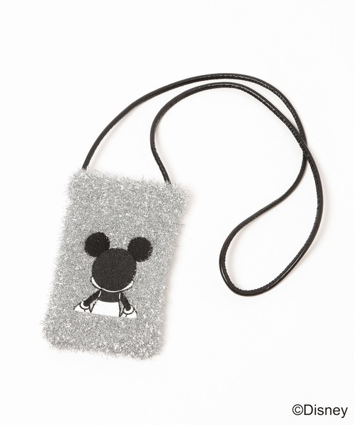 MICKEY(ミッキー) 】ラメスマホショルダー（ショルダーバッグ