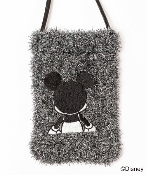 ミッキさん専用♡YENN O/WHT ショルダーバッグ MICKEY(ミッキー) 】ラメスマホショルダー（ショルダーバッグ