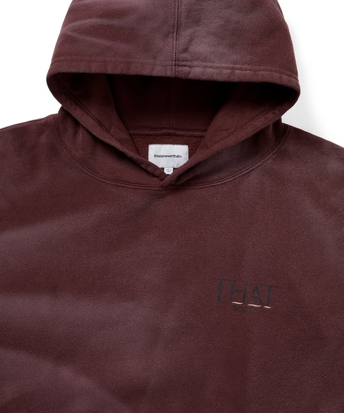 thisisneverthat(ディスイズネバーザット)の「Faded THAT 2010 Hoodie(パーカー・メンズ・ブラック/バーガンディー/ブルー系その他・L/M/S/XL)」の10枚目の写真