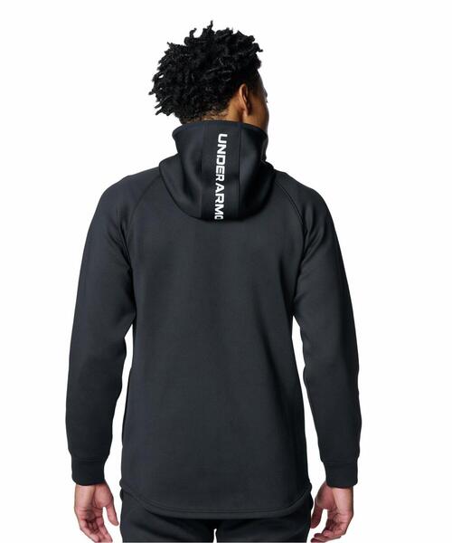 UNDER ARMOUR（アンダーアーマー）の「UAロングショット アーマーニット ジャケット（バスケットボール/メンズ）（ジャージ・メンズ・ブラック・2XL/M/S/XL/L）」の2枚目の写真