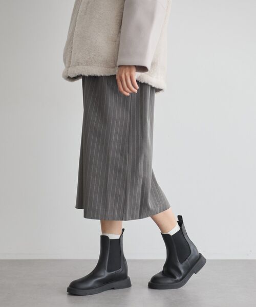 GARAGE OF GOOD CLOTHING（ガレージオブグッドクロージング）の「インヒールサイドゴアブーツ（ブーツ・レディース・ブラック/ブラウン・L/M/S）」の6枚目の写真