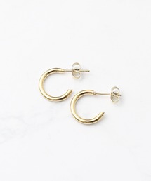 【RES】Stainless Half Hoop Pierce 15mm-ハーフ フープピアス
