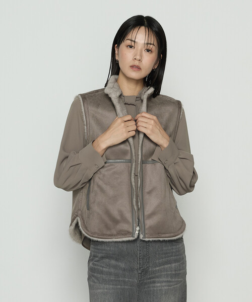 les six レシス エコファー ベスト les six ジレ les six レシス エコファー ベスト Les Six - LES SIX