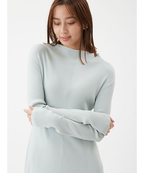 マルチWAYオフショルダーリブニットワンピース（ワンピース）｜Mila