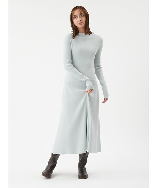 マルチWAYオフショルダーリブニットワンピース（ワンピース）｜Mila