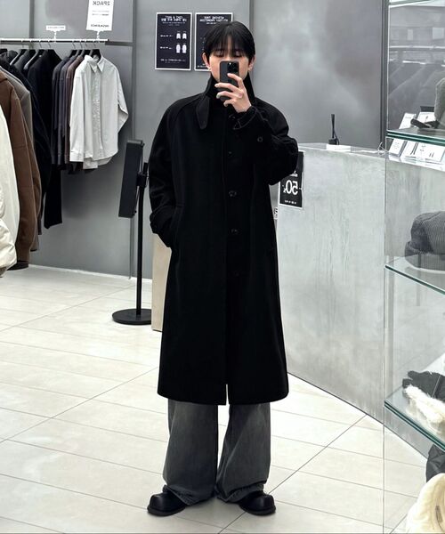 INSILENCE(インサイロンス)の「マペルカシミヤバルマカンコート BLACK(チェスターコート・レディース・その他・LARGE/SMALL/MEDIUM)」の7枚目の写真
