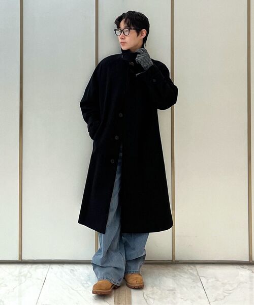 INSILENCE(インサイロンス)の「マペルカシミヤバルマカンコート BLACK(チェスターコート・レディース・その他・LARGE/SMALL/MEDIUM)」の8枚目の写真