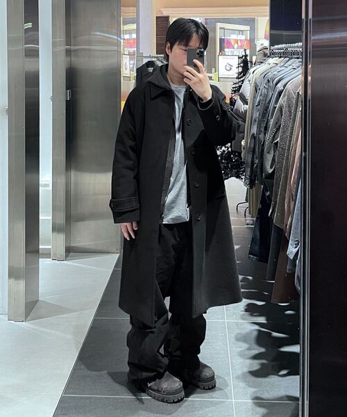 INSILENCE(インサイロンス)の「マペルカシミヤバルマカンコート BLACK(チェスターコート・レディース・その他・LARGE/SMALL/MEDIUM)」の9枚目の写真