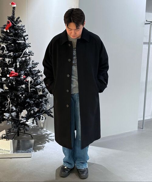 INSILENCE(インサイロンス)の「マペルカシミヤバルマカンコート BLACK(チェスターコート・レディース・その他・LARGE/SMALL/MEDIUM)」の10枚目の写真