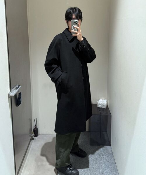 INSILENCE(インサイロンス)の「マペルカシミヤバルマカンコート BLACK(チェスターコート・レディース・その他・LARGE/SMALL/MEDIUM)」の14枚目の写真