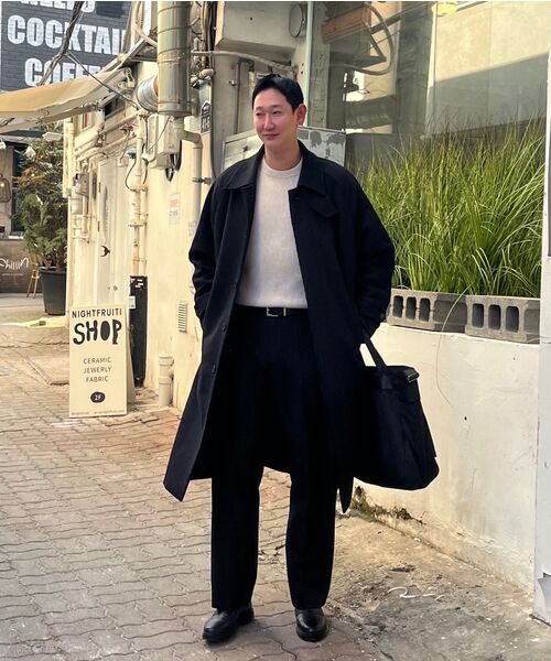 INSILENCE(インサイロンス)の「マペルカシミヤバルマカンコート BLACK(チェスターコート・レディース・その他・LARGE/SMALL/MEDIUM)」の18枚目の写真