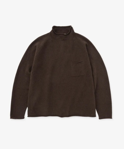 museum neu(ミュージアム ニュー)の「museum neu Knit Pullover (V253304)(ニット/セーター・メンズ・ブラウン/ブラック・LARGE)」の1枚目の写真