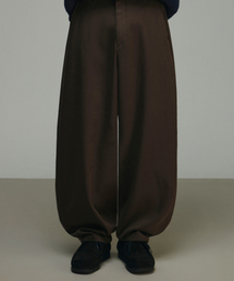 SIGNATURE（シグネチャ）の「起毛セミバルーンフィットスラックス[ブラウン]（スラックス）」