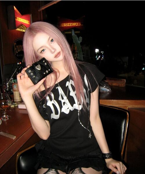 ILLIGO(イリゴ)の「ウェスタンアコーディオンカード財布ブラック(札入れ/マネークリップ・レディース・その他・OS)」の5枚目の写真