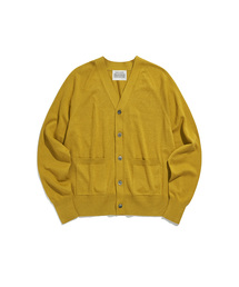 HISHANDER（ヒズハンダー）の「WHOLEGARMENT CARDIGAN [Mustard Yellow]（カーディガン/ボレロ）」