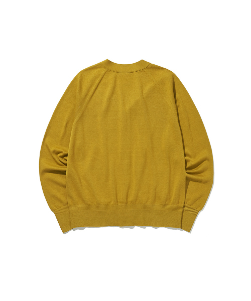 HISHANDER（ヒズハンダー）の「WHOLEGARMENT CARDIGAN [Mustard Yellow]（カーディガン/ボレロ・レディース・その他・1/2/3）」の3枚目の写真