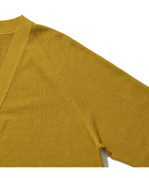 HISHANDER（ヒズハンダー）の「WHOLEGARMENT CARDIGAN [Mustard Yellow]（カーディガン/ボレロ・レディース・その他・1/2/3）」の5枚目の写真
