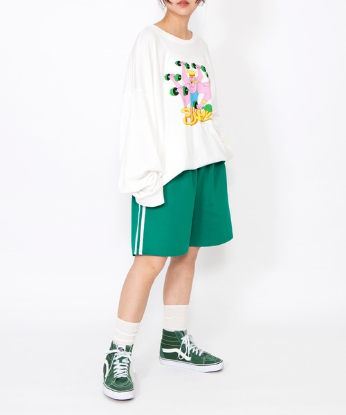 PUNYUS（プニュズ）の「トレーニーロンＴ（Tシャツ/カットソー・レディース・ベージュ/スミクロ/ホワイト・1/2/3/4/5）」の13枚目の写真