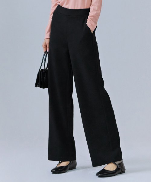CHASECULT（チェイスカルト）の「レディースバンディングワイドパンツ-CERG2263B03（スラックス・レディース・ブラック・67/70/76）」の3枚目の写真