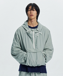 MONDRIAN LIGHT ANORAK PARKA _ PEPPERMINT