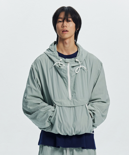 FRIZMWORKS(フリズムワークス)の「MONDRIAN LIGHT ANORAK PARKA _ PEPPERMINT(ナイロンジャケット・メンズ・その他・MEDIUM/LARGE/X-LARGE/SMALL)」の1枚目の写真