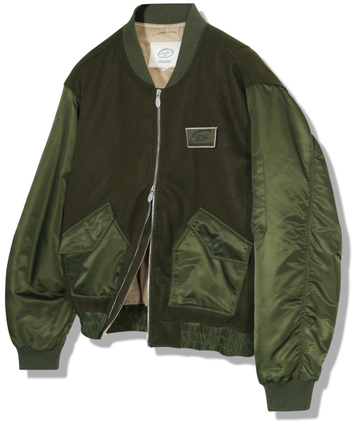 GUBIN(グビン)の「オーバーサイズシャーリングMA-1ジャケット(ブルゾン・レディース・その他・MEDIUM/LARGE)」の1枚目の写真