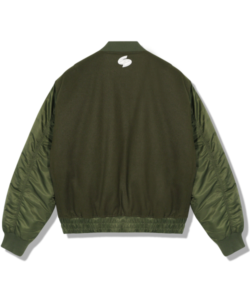 GUBIN(グビン)の「オーバーサイズシャーリングMA-1ジャケット(ブルゾン・レディース・その他・MEDIUM/LARGE)」の2枚目の写真