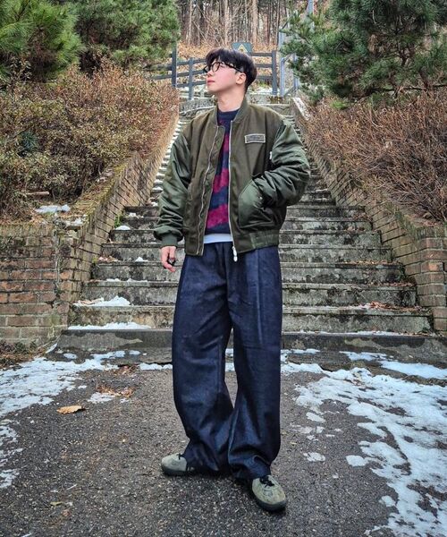 GUBIN(グビン)の「オーバーサイズシャーリングMA-1ジャケット(ブルゾン・レディース・その他・MEDIUM/LARGE)」の15枚目の写真