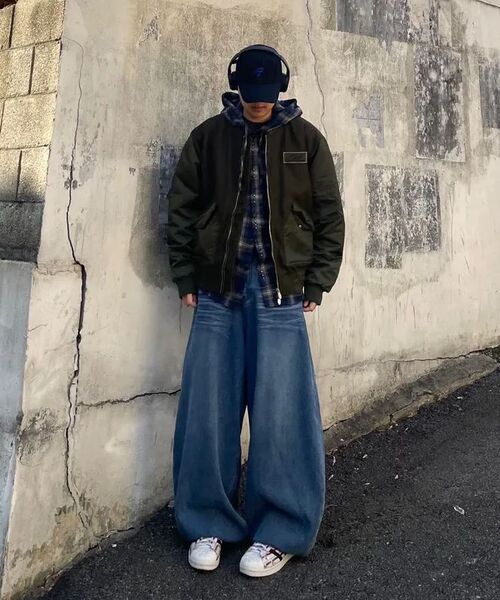 GUBIN(グビン)の「オーバーサイズシャーリングMA-1ジャケット(ブルゾン・レディース・その他・MEDIUM/LARGE)」の13枚目の写真
