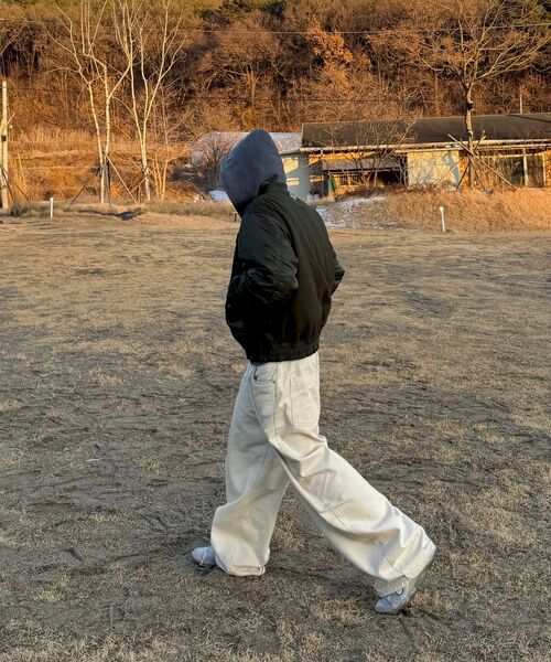 GUBIN(グビン)の「オーバーサイズシャーリングMA-1ジャケット(ブルゾン・レディース・その他・MEDIUM/LARGE)」の11枚目の写真