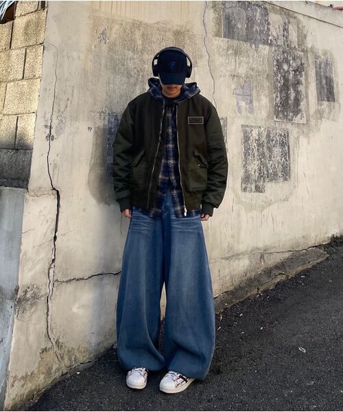 GUBIN(グビン)の「オーバーサイズシャーリングMA-1ジャケット(ブルゾン・レディース・その他・MEDIUM/LARGE)」の10枚目の写真