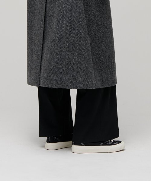 MUSINSA STANDARD WOMAN（ムシンサスタンダードウーマン）の「ウィメンズヘリンボーンバルマカンローブコート[ダークグレー]（チェスターコート・レディース・その他・SMALL/MEDIUM/LARGE/X-SMALL）」の12枚目の写真