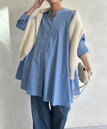 チュニックフレアブラウス