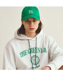 THE GREEN LAB（ザグリーンラボ）の「エッセンシャルティジエル刺繍ボールキャップ[グリーン]（キャップ）」