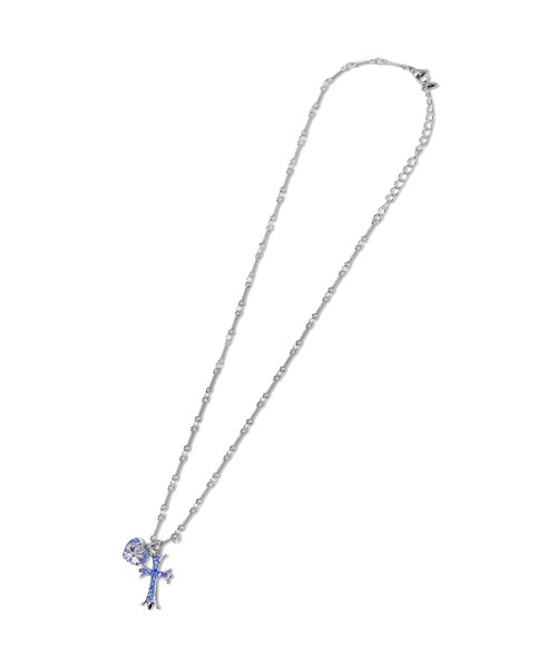 JACKROSE(ジャックローズ)の「GA CROSS-HEART NECKLACE(ネックレス・メンズ・シルバー・FREE)」の5枚目の写真