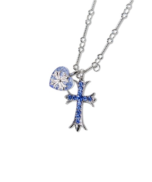 JACKROSE(ジャックローズ)の「GA CROSS-HEART NECKLACE(ネックレス・メンズ・シルバー・FREE)」の6枚目の写真