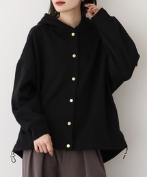 OMNES（オムネス）の「裏起毛 裾ドロスト フードブルゾン（ブルゾン）」