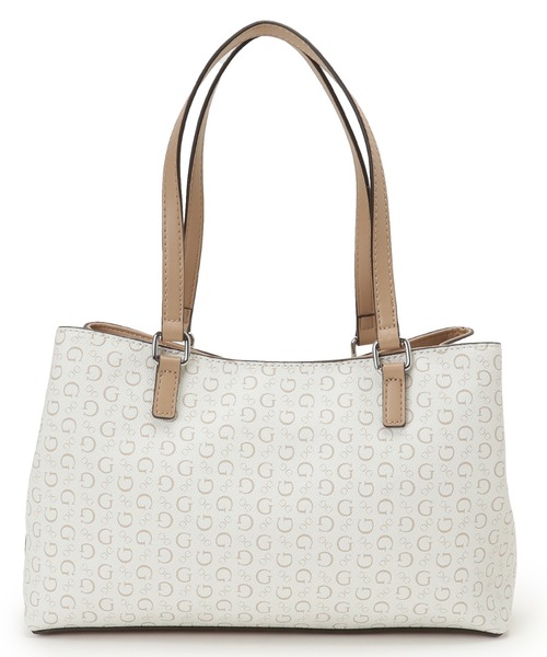 Guess(ゲス)の「MADWELLE Satchel トートバッグ (トートバッグ・レディース・ダークグレー/ホワイト・ONE SIZE)」の4枚目の写真